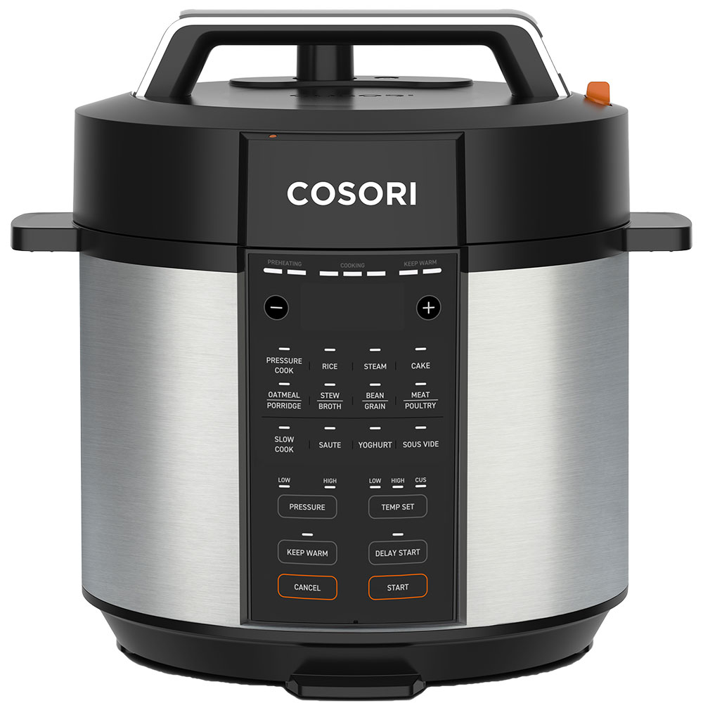 Multicooker COSORI Pressure Cooker CMCCO601SEU, 5.7l, 1100W, 14 programe, negru-argintiu