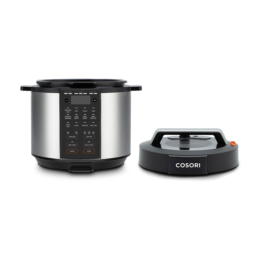 Multicooker COSORI Pressure Cooker CMCCO601SEU, 5.7l, 1100W, 14 programe, negru-argintiu