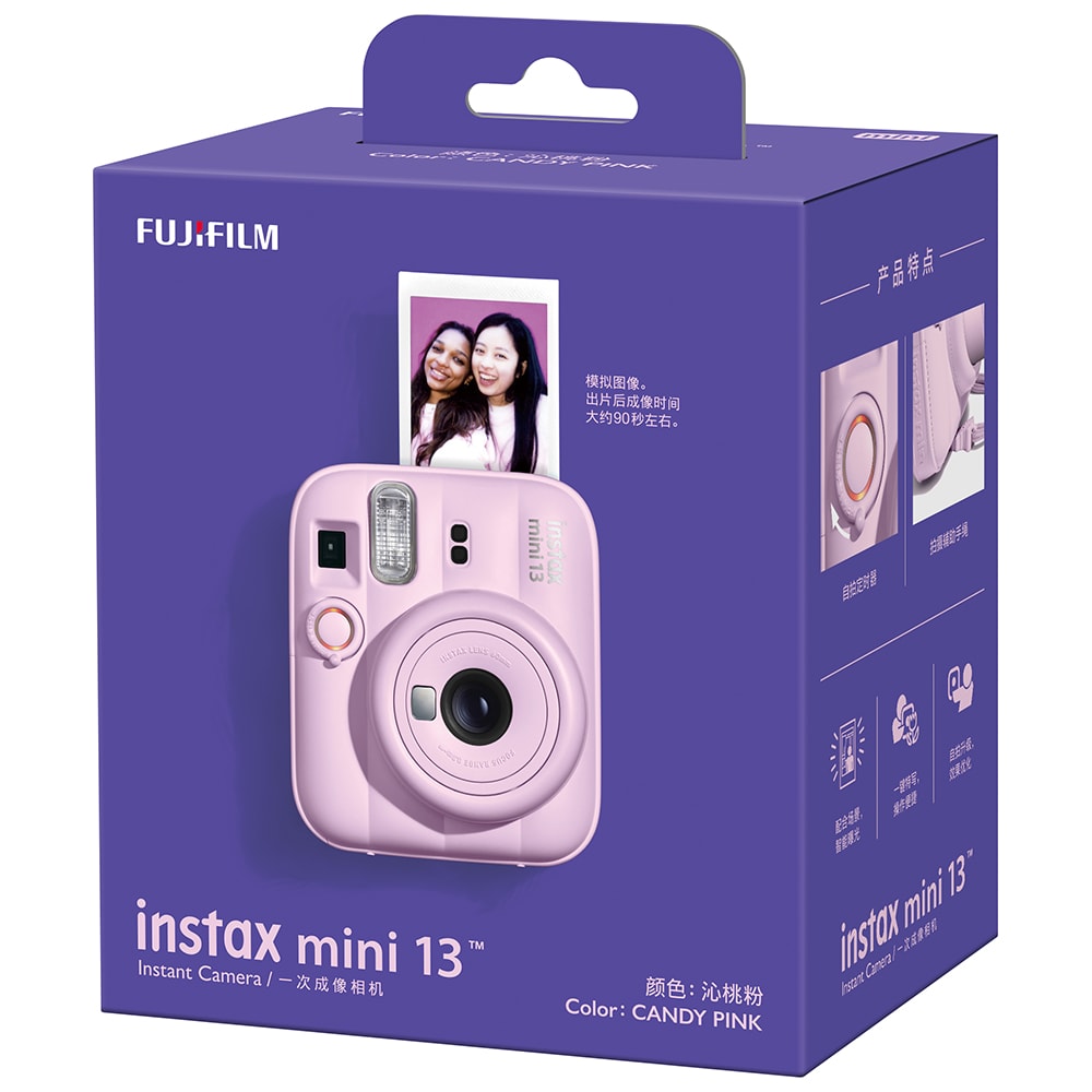 Aparat foto instant FUJIFILM Instax Mini 13, Candy Pink