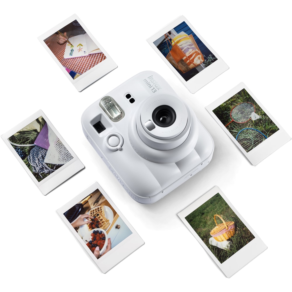 Aparat foto instant FUJIFILM Instax Mini 13, Clay White