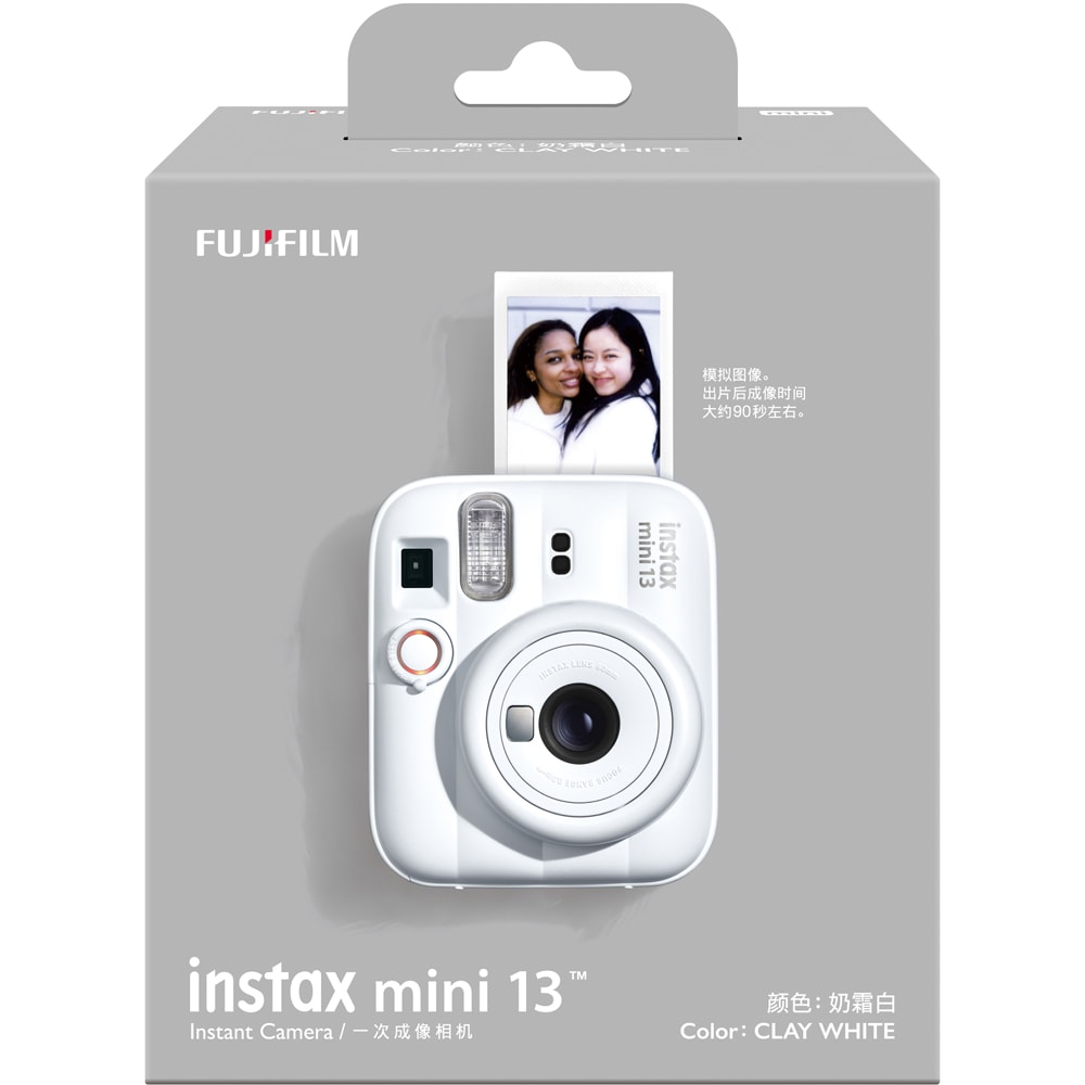 Aparat foto instant FUJIFILM Instax Mini 13, Clay White