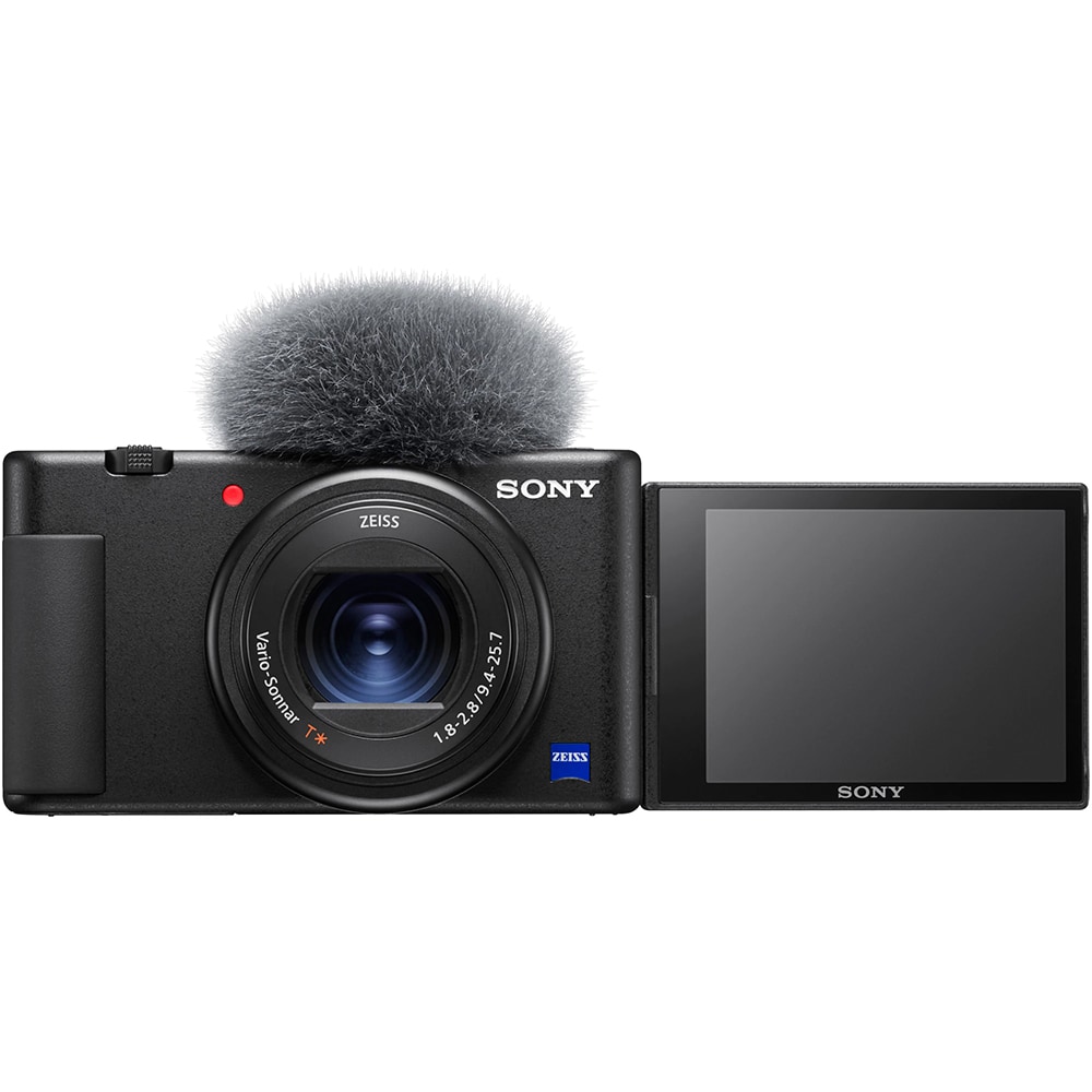 Camera video Vlogging SONY ZV-1F, 4k, Wi-Fi, negru
