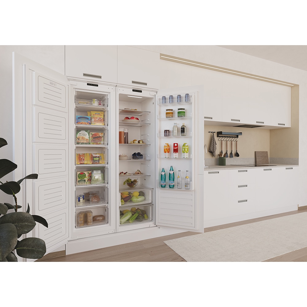 Frigider incorporabil cu o usa CANDY CMS518EW, 316 l, H 176.9 cm, Clasa E