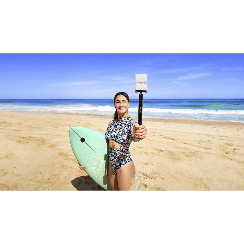 Camera video sport INSTA360 GO3, 64GB, Wi-Fi, Bluetooth, alb