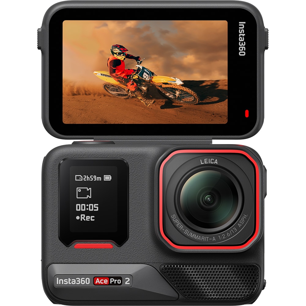 Camera video sport INSTA360 Ace Pro 2 Dual-Battery, 8K, Bluetooth, negru