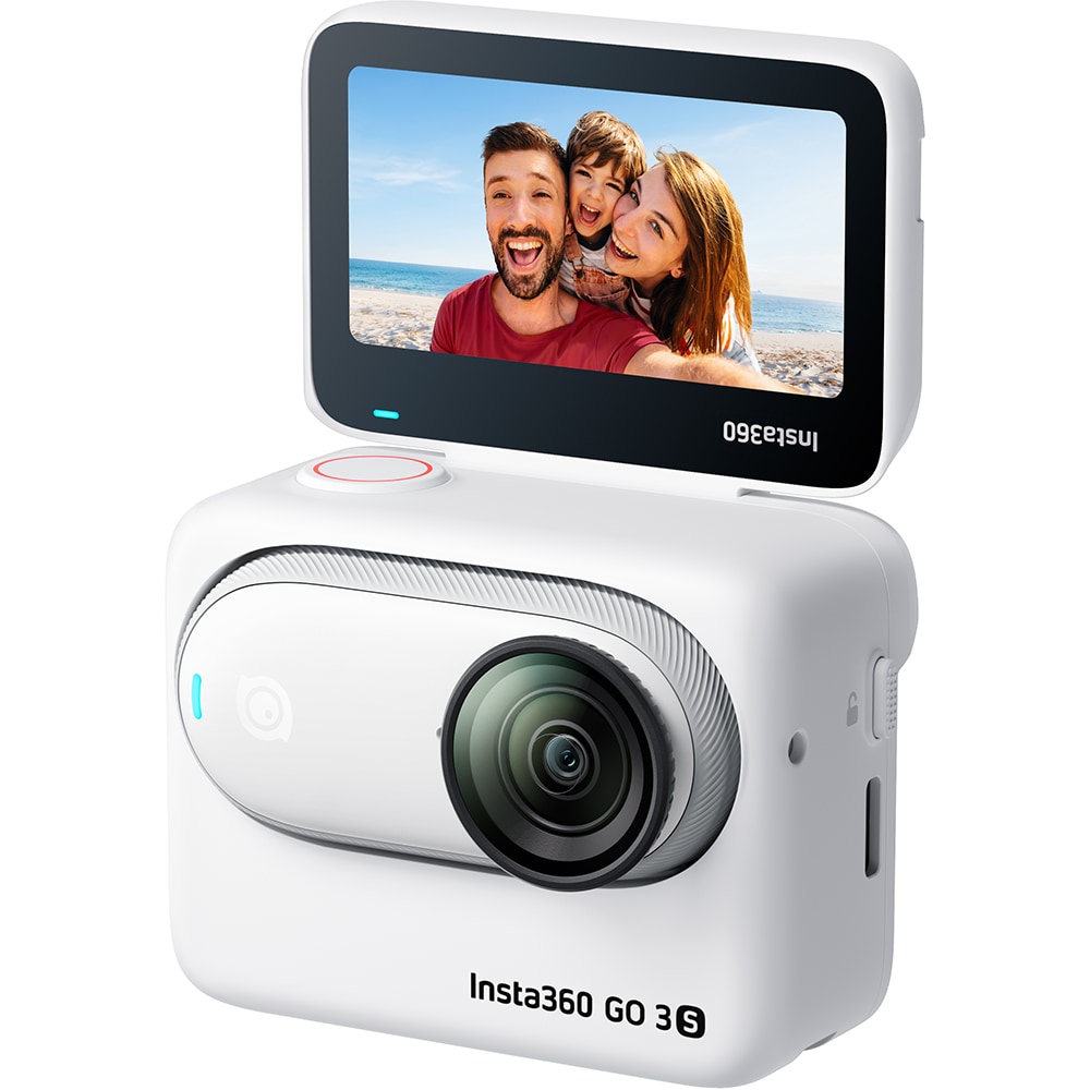 Camera video sport INSTA360 GO 3S, 128GB, Wi-Fi, Bluetooth, alb