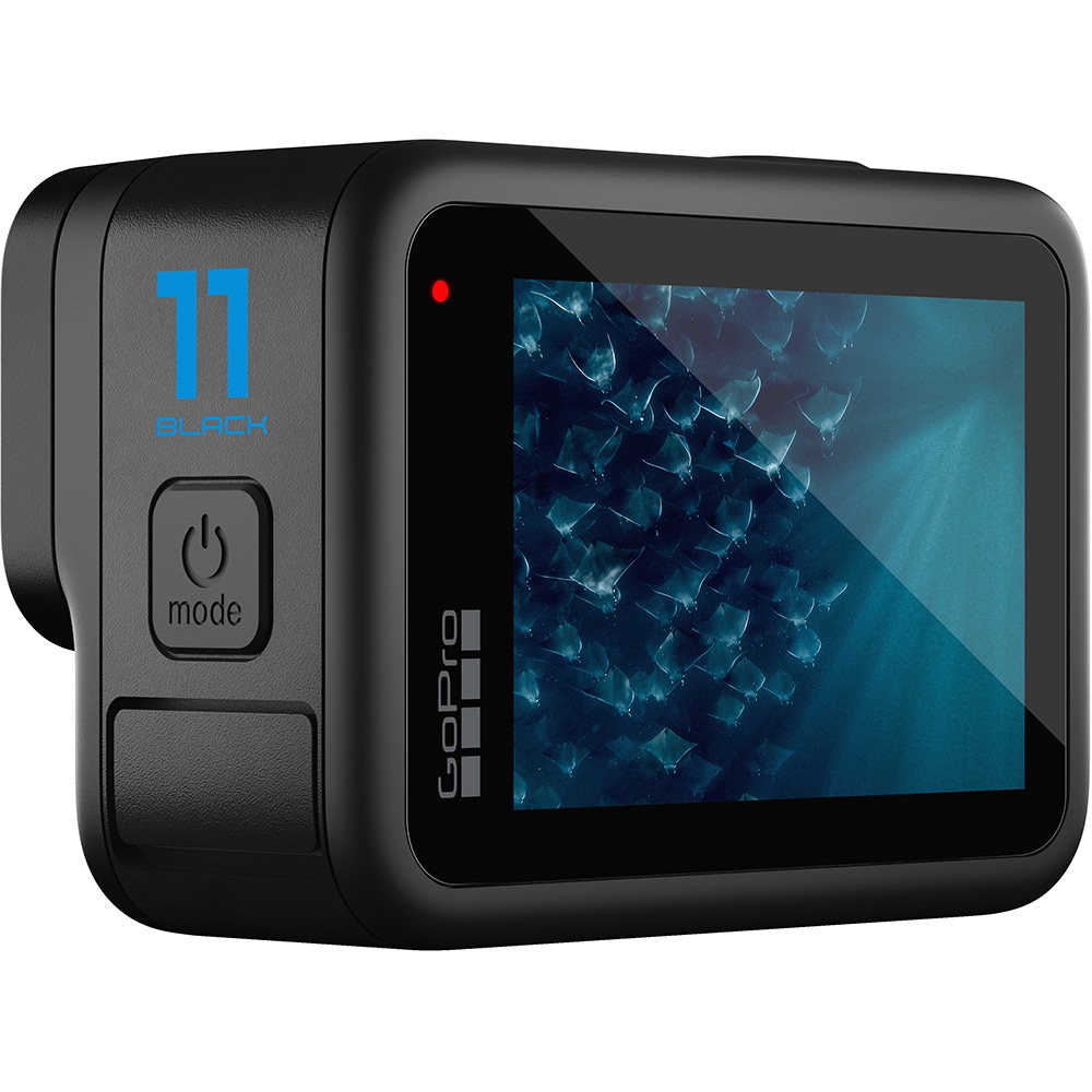Kit Camera video sport GoPro HERO11 Black, Wi-Fi, Bluetooth, negru + accesorii