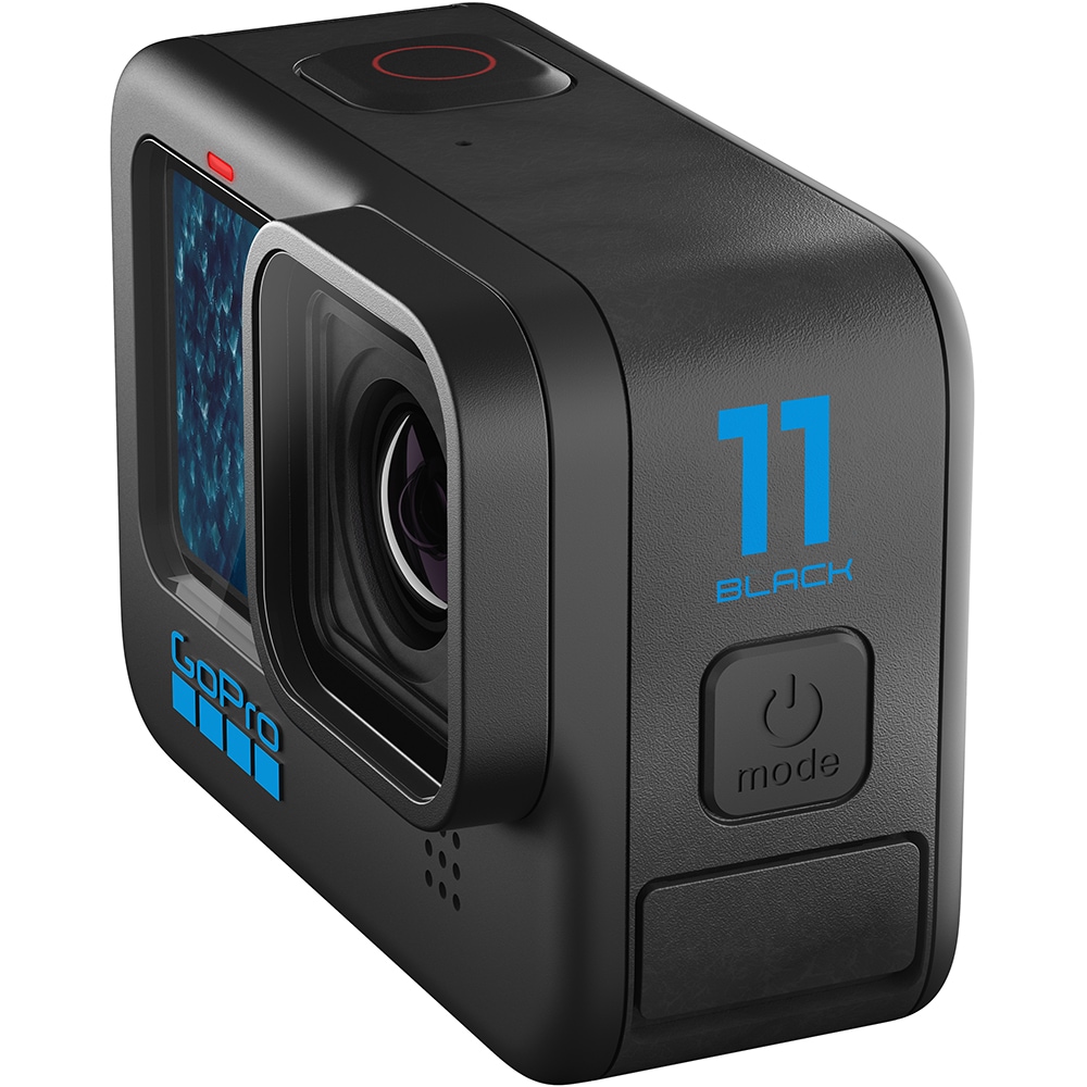 Kit Camera video sport GoPro HERO11 Black, Wi-Fi, Bluetooth, negru + accesorii