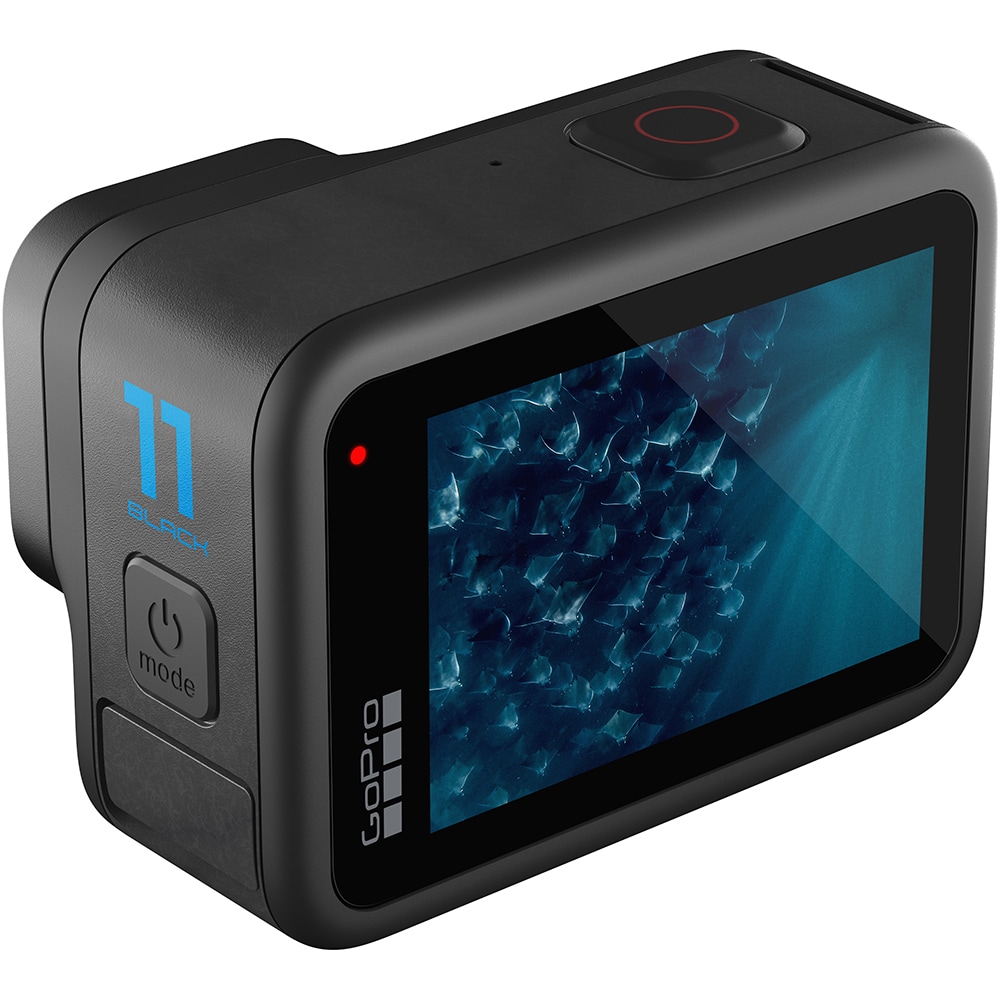 Kit Camera video sport GoPro HERO11 Black, Wi-Fi, Bluetooth, negru + accesorii
