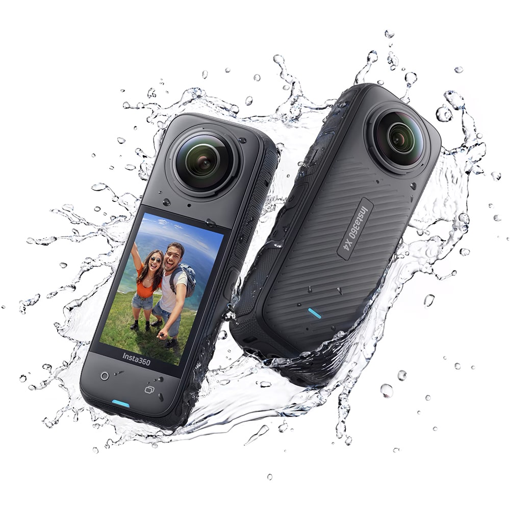 Camera video sport INSTA360 X4, 8K, Wi-Fi, Bluetooth, negru