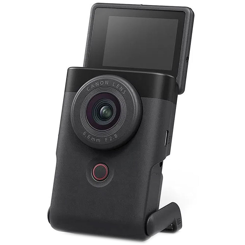 Kit Camera video basic Vlogging CANON Powershot V10, 4K, Wi-Fi, Bluetooth, negru