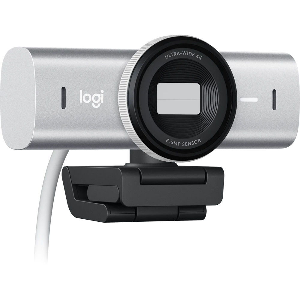 Camera Web LOGITECH MX Brio, 4K Ultra HD, gri deschis