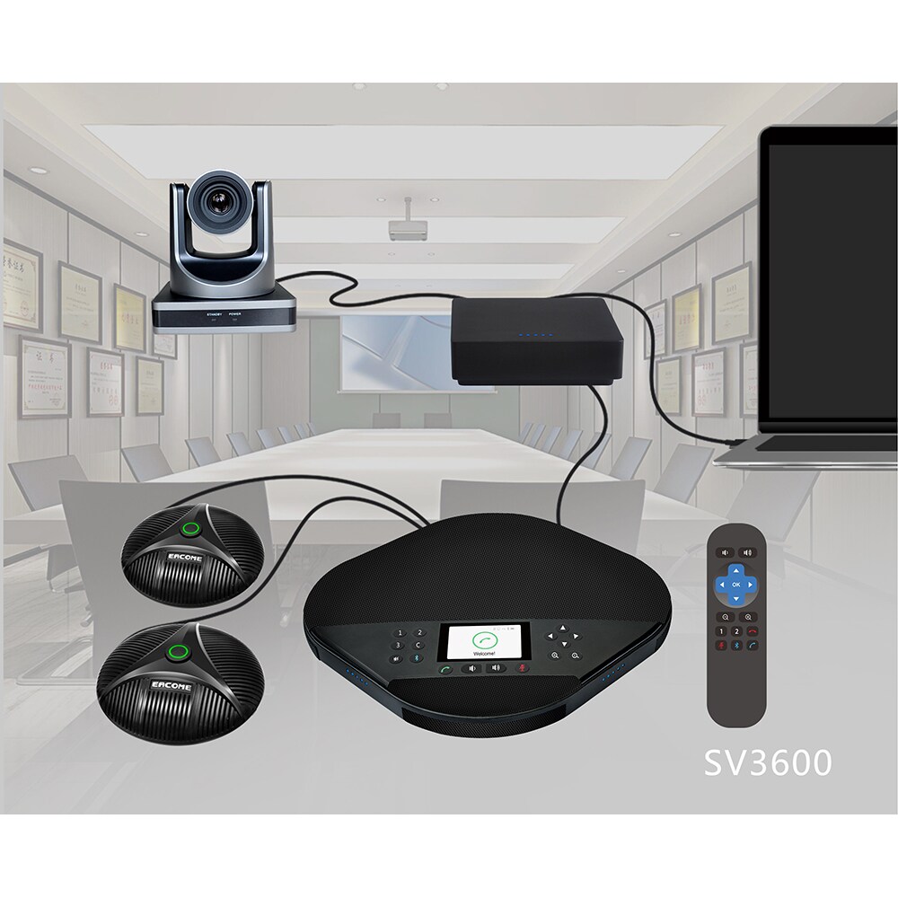 Sistem videoconferinta EACOME SV3600, Full HD, 1920 x 1080p, negru