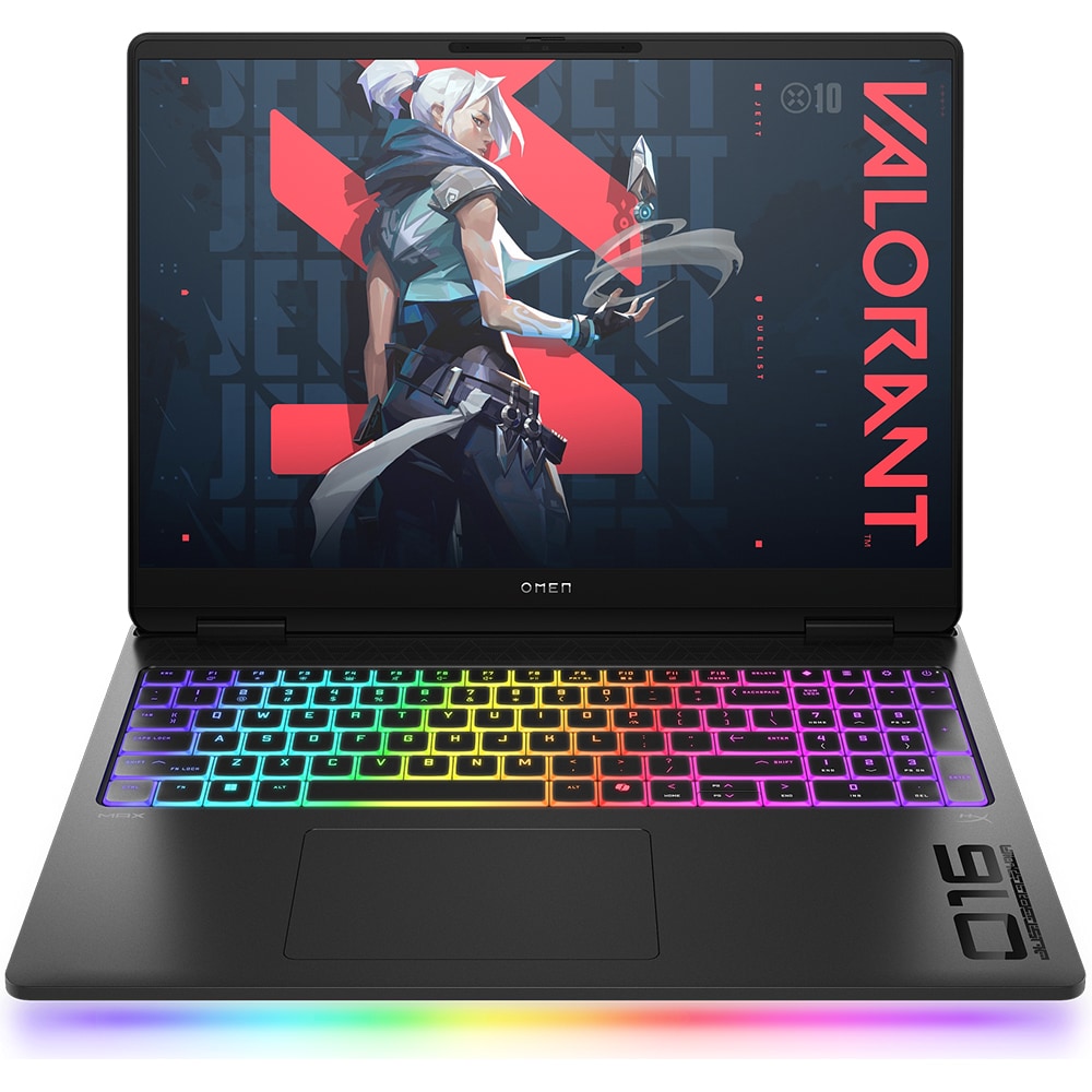 Laptop Gaming HP OMEN MAX 16-ah0098nn, Intel Core Ultra 9 275HX pana la 5.4GHz, 16" WQXGA, 64GB, SSD 2TB, NVIDIA GeForce RTX 5090 24GB, Free DOS, negru