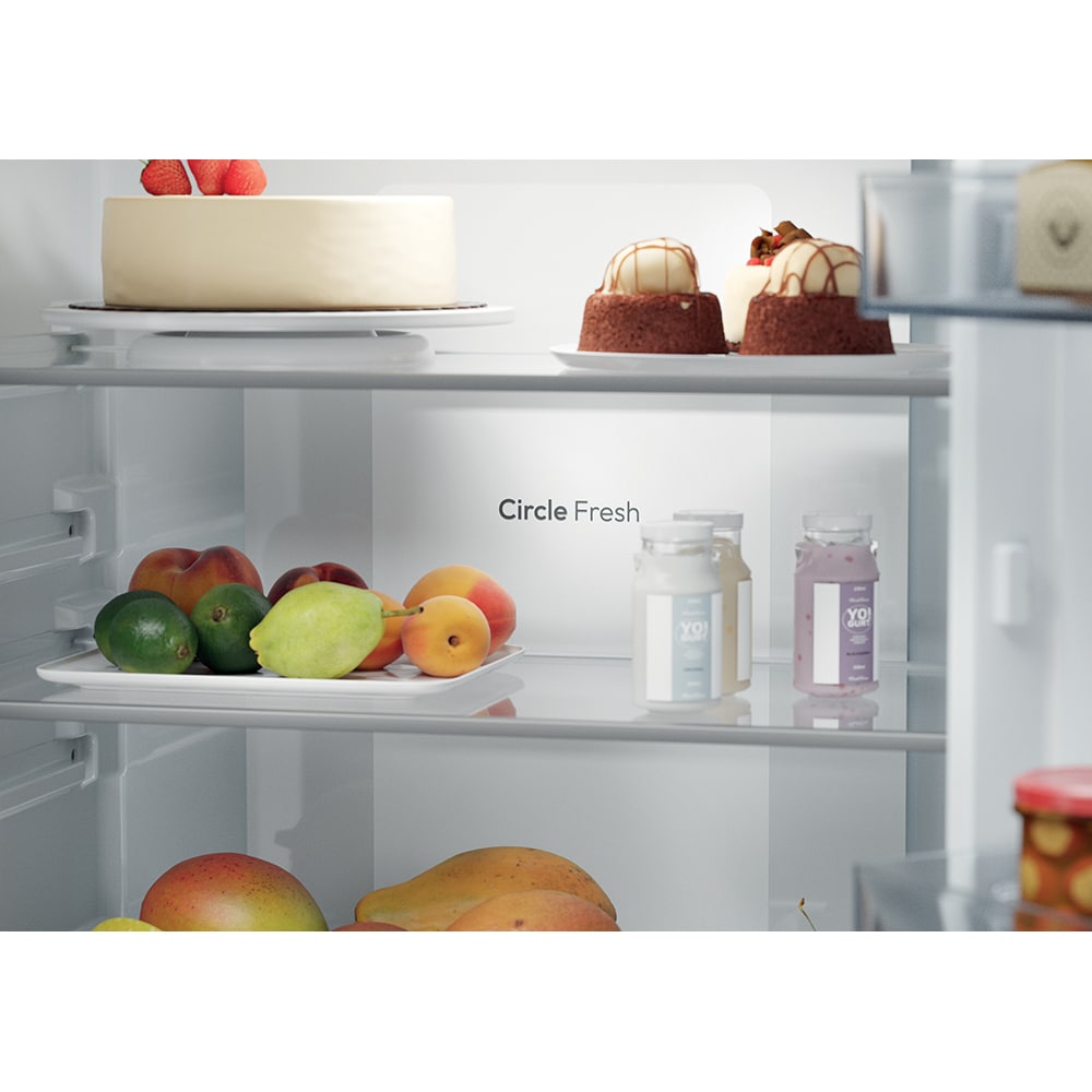 Combina frigorifica incorporabila CANDY CNBQT3719EW, Total No Frost, 382 l, H 193.5 cm, Clasa E, Wi-Fi