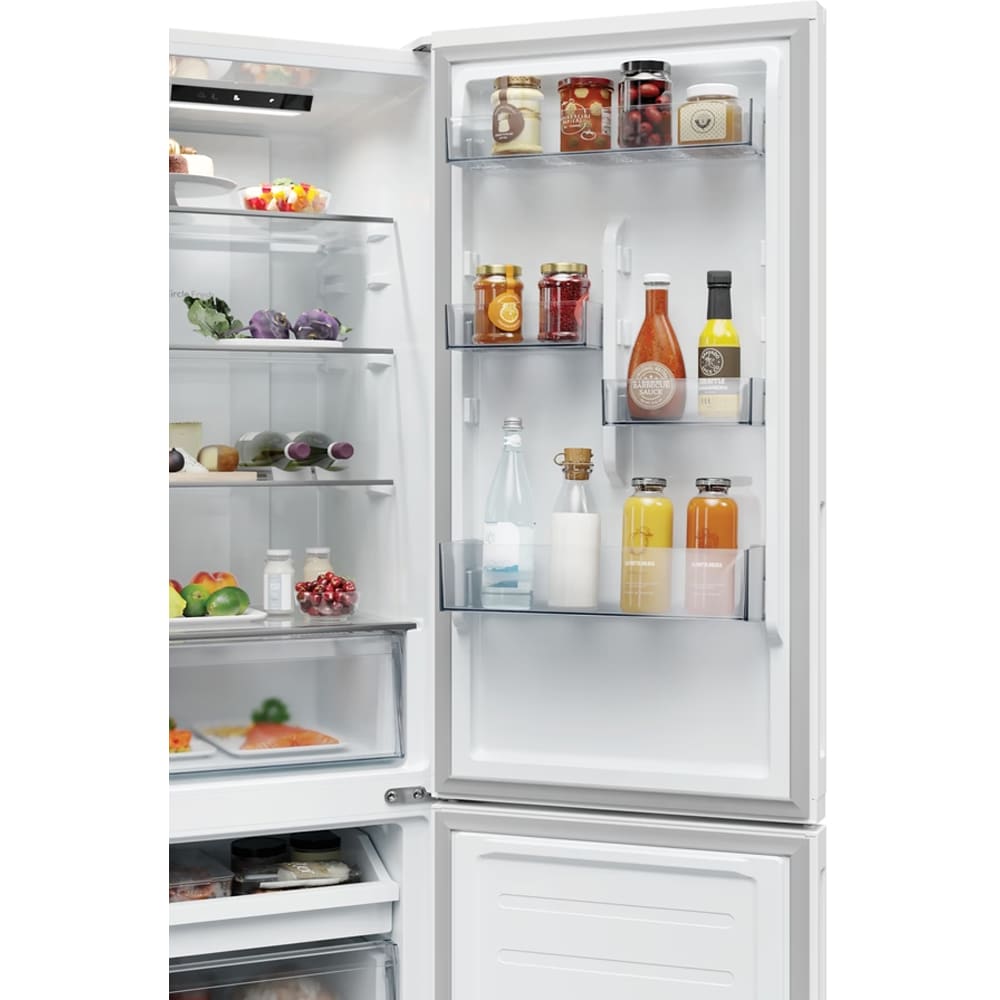 Combina frigorifica CANDY CNCQ2T518DW, No Frost, 279 l, H 182.5 cm, Clasa D, alb