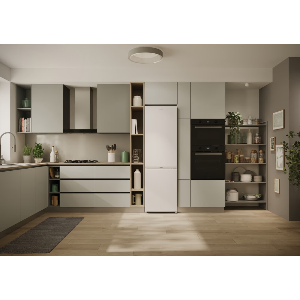 Combina frigorifica CANDY CNCQ2T518DW, No Frost, 279 l, H 182.5 cm, Clasa D, alb