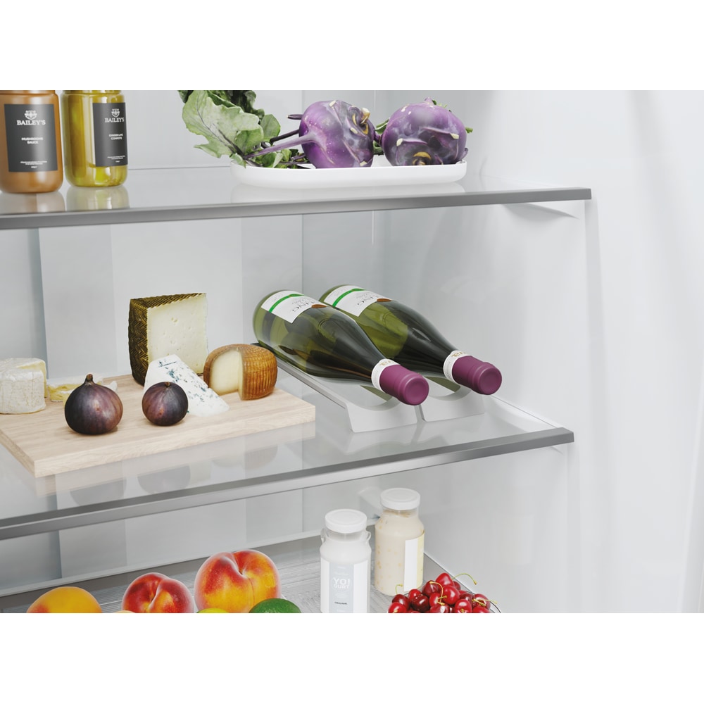 Combina frigorifica CANDY CNCQ2T518EB, No Frost, 279 l, H 182 cm, Clasa E, Wi-Fi, dark inox
