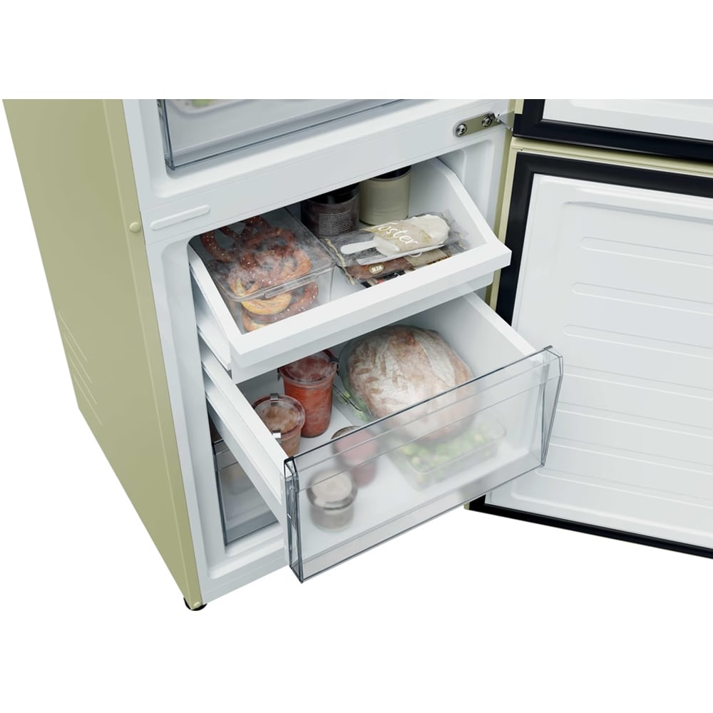 Combina frigorifica CANDY CNCQ2T518EC, No Frost, 279 l, H 182.5 cm, Clasa E, crem