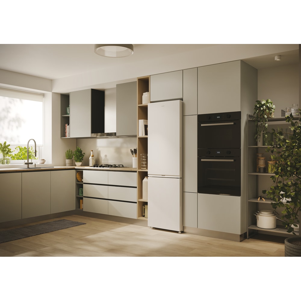 Combina frigorifica CANDY CNCQ2T518EW, No Frost, 279 l, H 182 cm, Clasa E, Wi-Fi, alb
