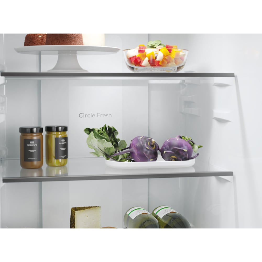 Combina frigorifica CANDY CNCQ2T518EX, No Frost, 279 l, H 182 cm, Clasa E, Wi-Fi, inox