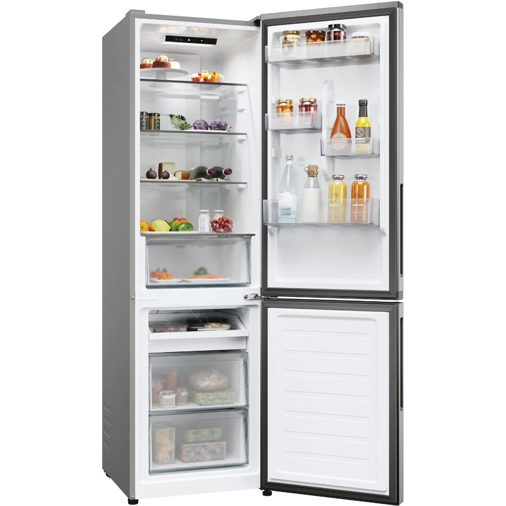 Combina frigorifica CANDY CNCQ2T518EX, No Frost, 279 l, H 182 cm, Clasa E, Wi-Fi, inox