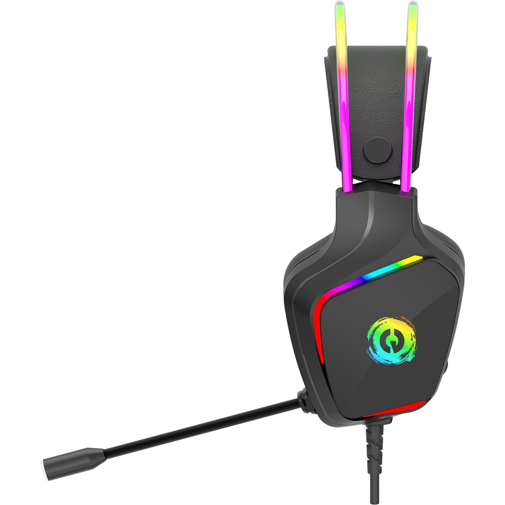 Casti Gaming CANYON Darkless GH-9A, USB, 3.5mm, stereo, negru
