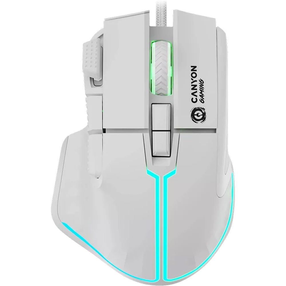 Mouse Gaming CANYON Fortnax GM-636, 20000 dpi, alb
