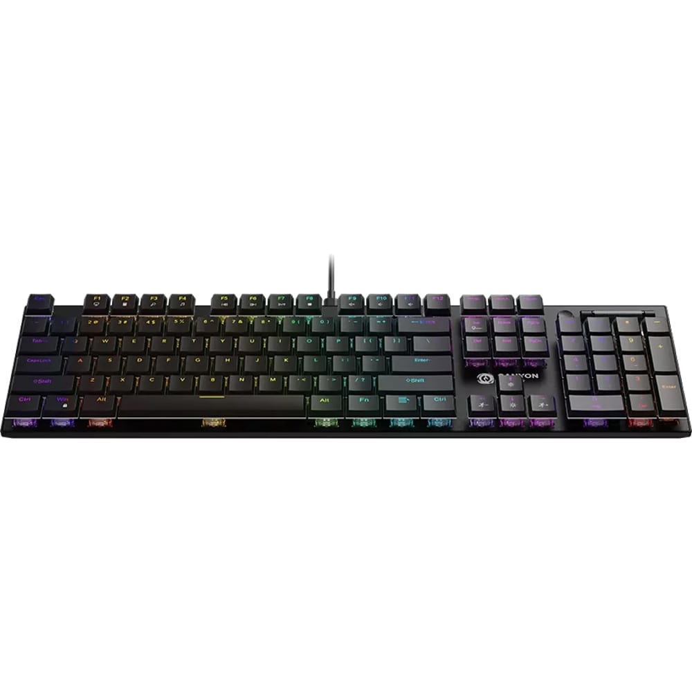 Tastatura Gaming mecanica CANYON Cometstrike GK-55, USB, Layout US, negru