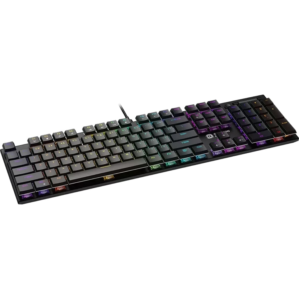 Tastatura Gaming mecanica CANYON Cometstrike GK-55, USB, Layout US, negru