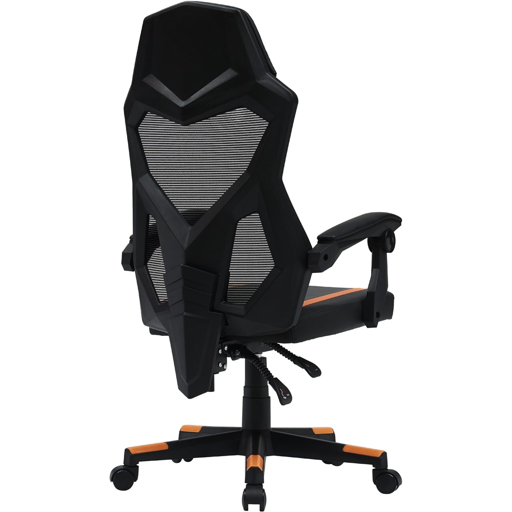 Scaun Gaming CANYON Flow MCH01, negru-portocaliu