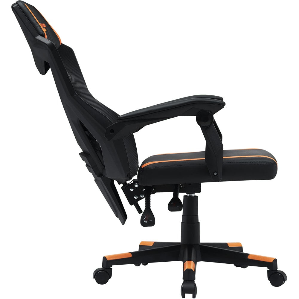 Scaun Gaming CANYON Flow MCH01, negru-portocaliu