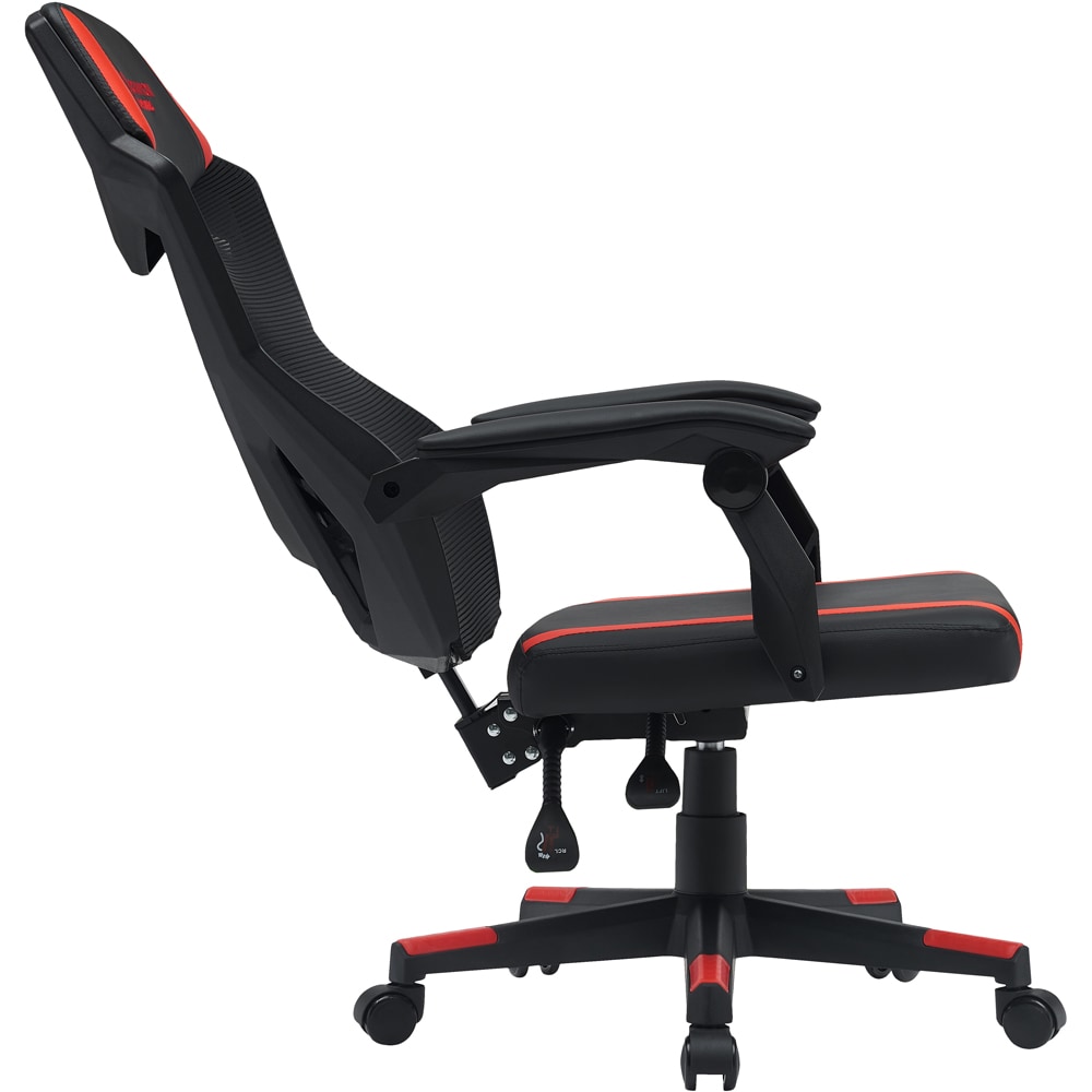 Scaun Gaming CANYON Flow MCH01, negru-rosu