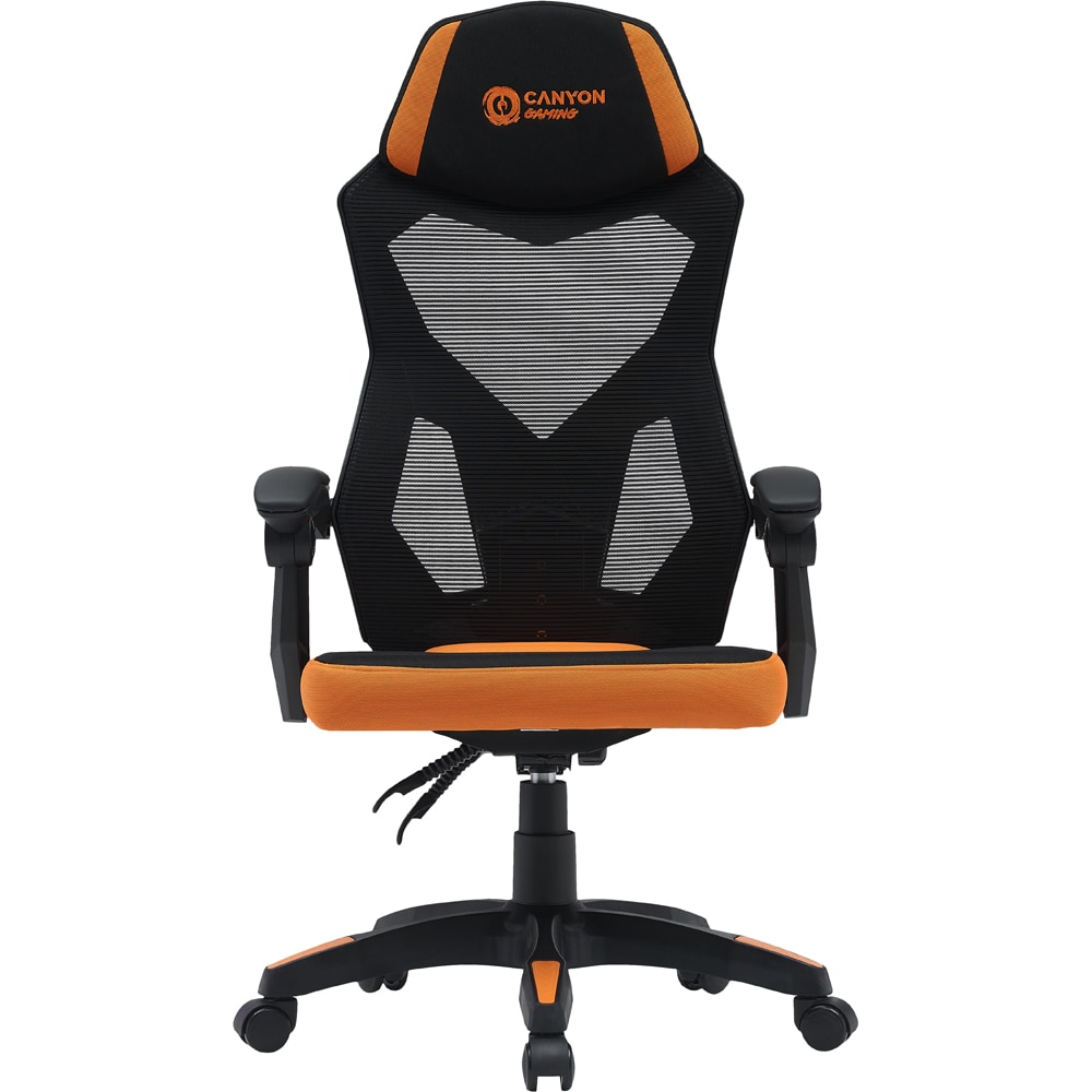 Scaun Gaming CANYON Wave MCH02, negru-portocaliu