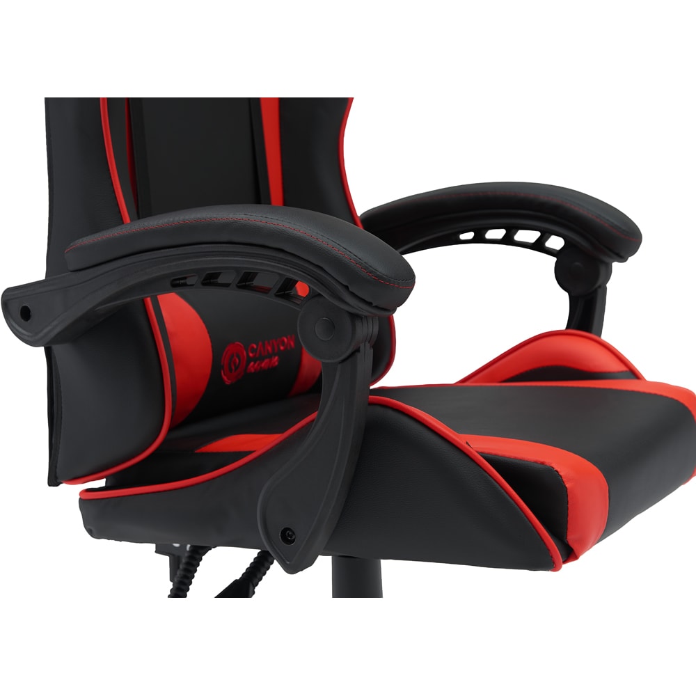 Scaun Gaming CANYON Core SGCH2, negru-rosu