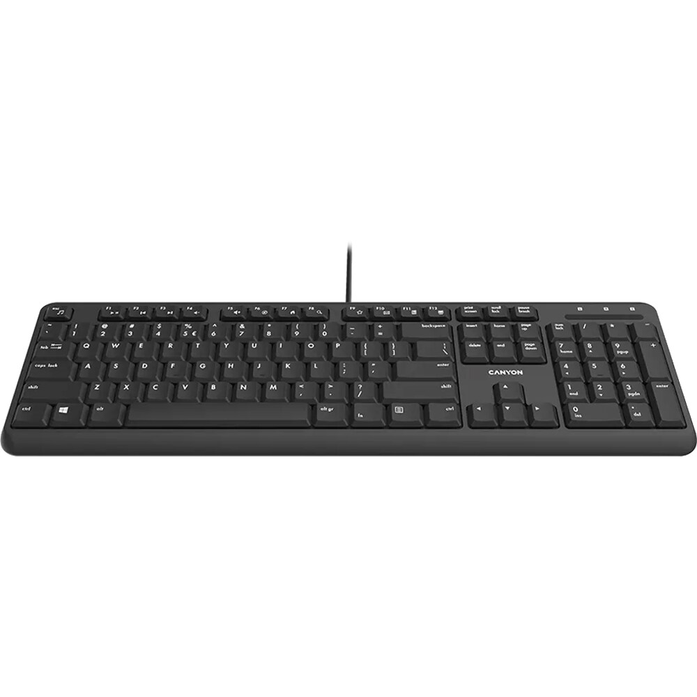 Tastatura mecanica CANYON HKB-20, USB, Layout US, negru