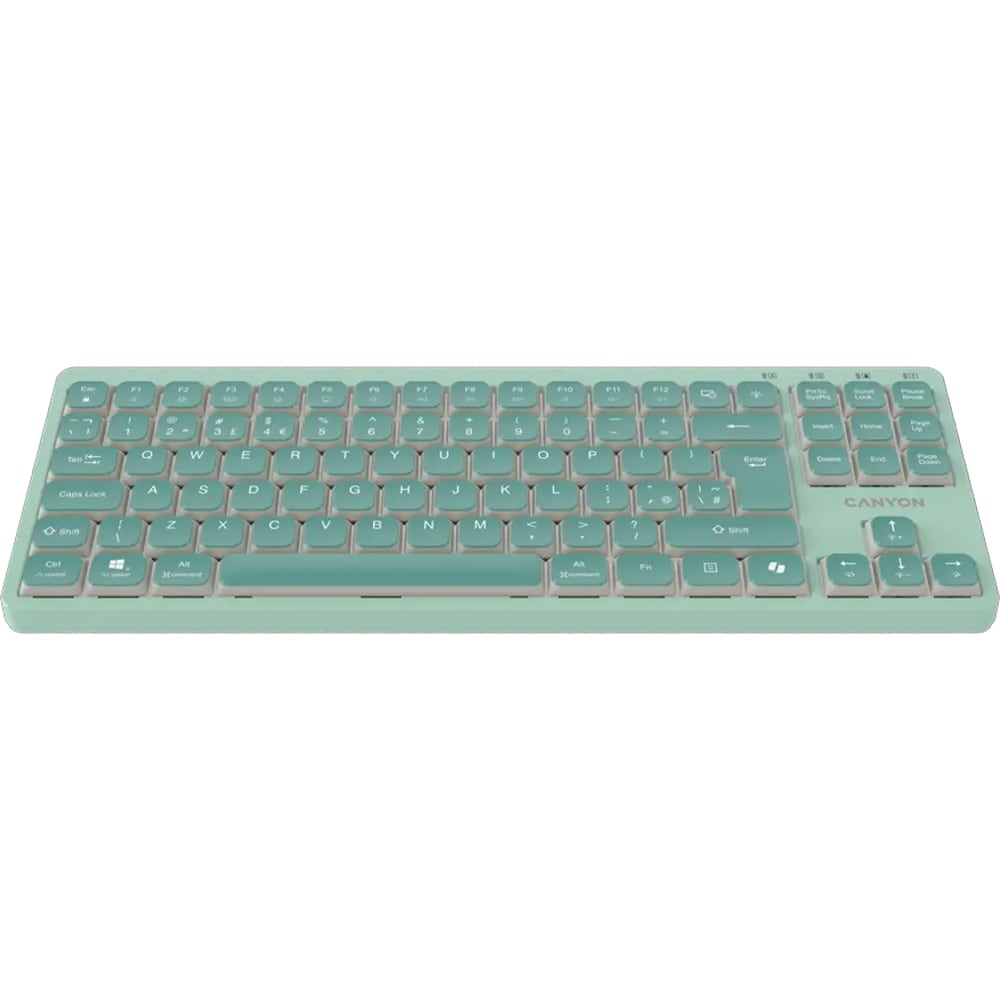 Tastatura mecanica CANYON OnType 10, USB, Layout US, verde