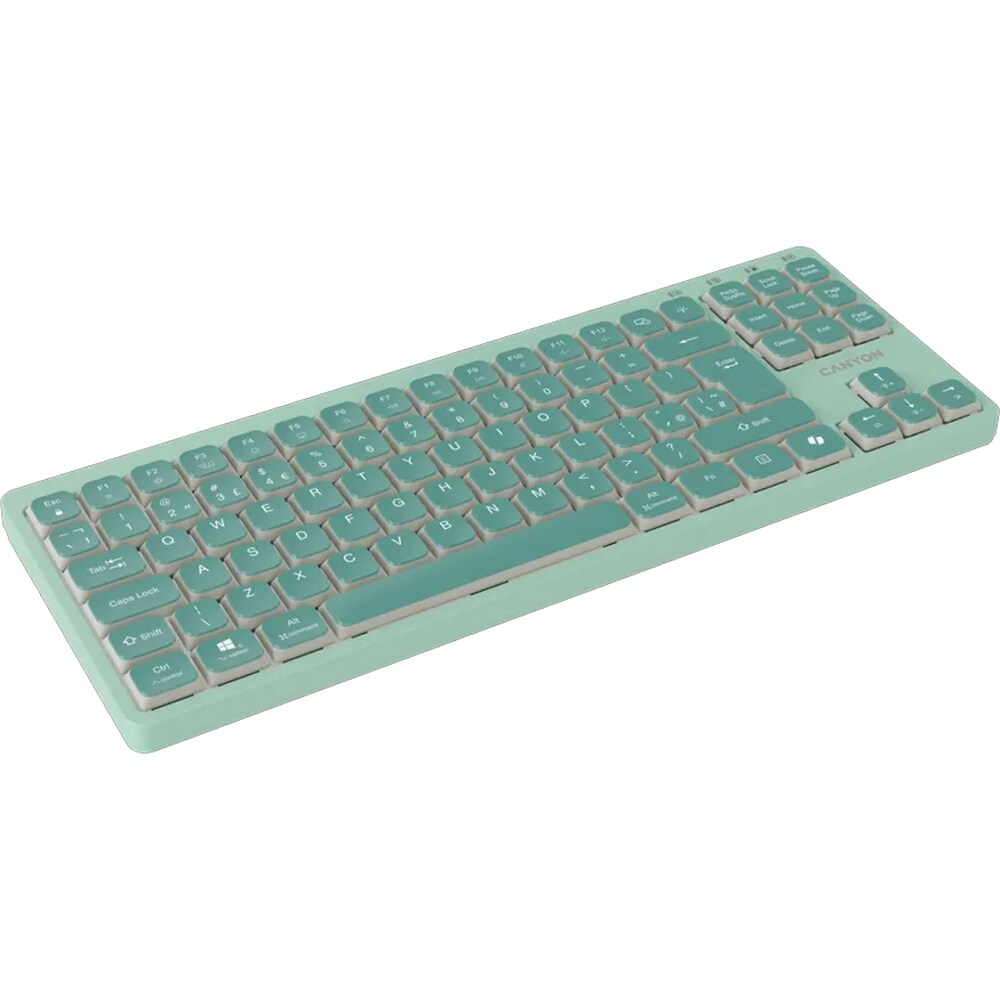 Tastatura mecanica CANYON OnType 10, USB, Layout US, verde