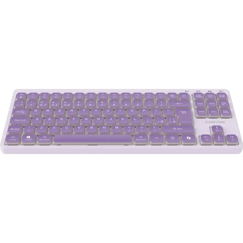 Tastatura mecanica CANYON OnType 10, USB, Layout US, violet