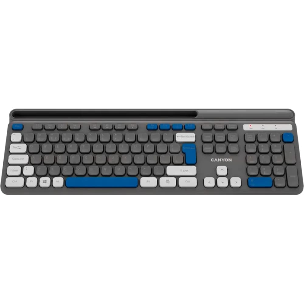 Tastatura Wireless CANYON HKB-W03, USB, Layout US, gri