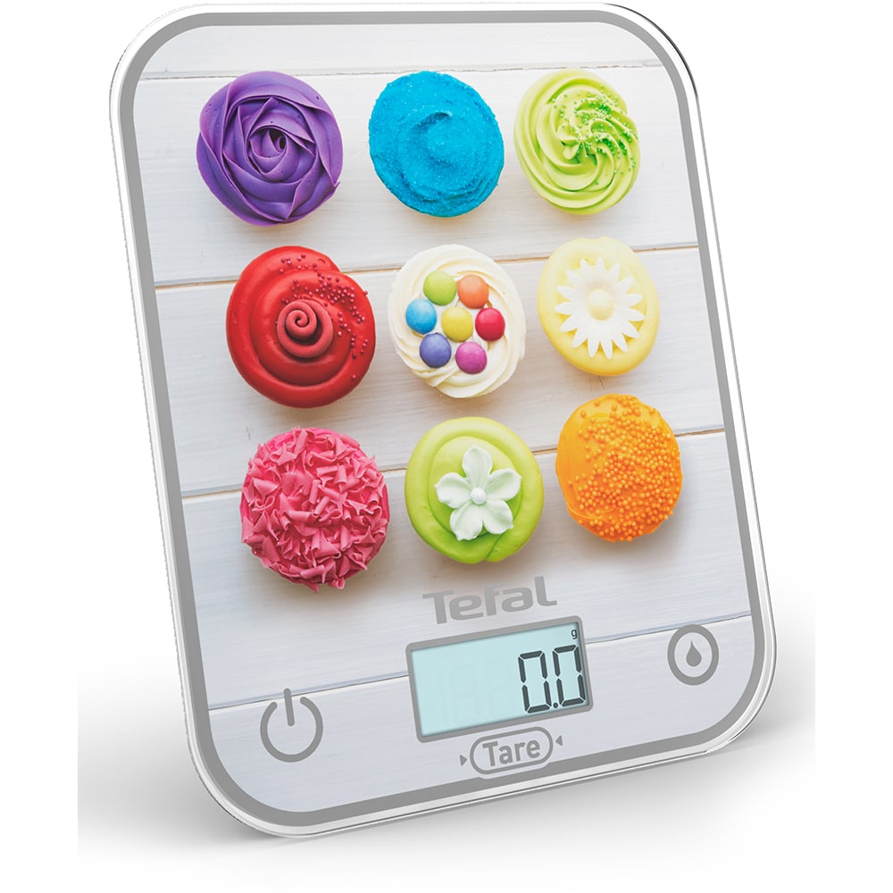 Cantar de bucatarie TEFAL Optiss BC50D4V0, 5kg, multicolor