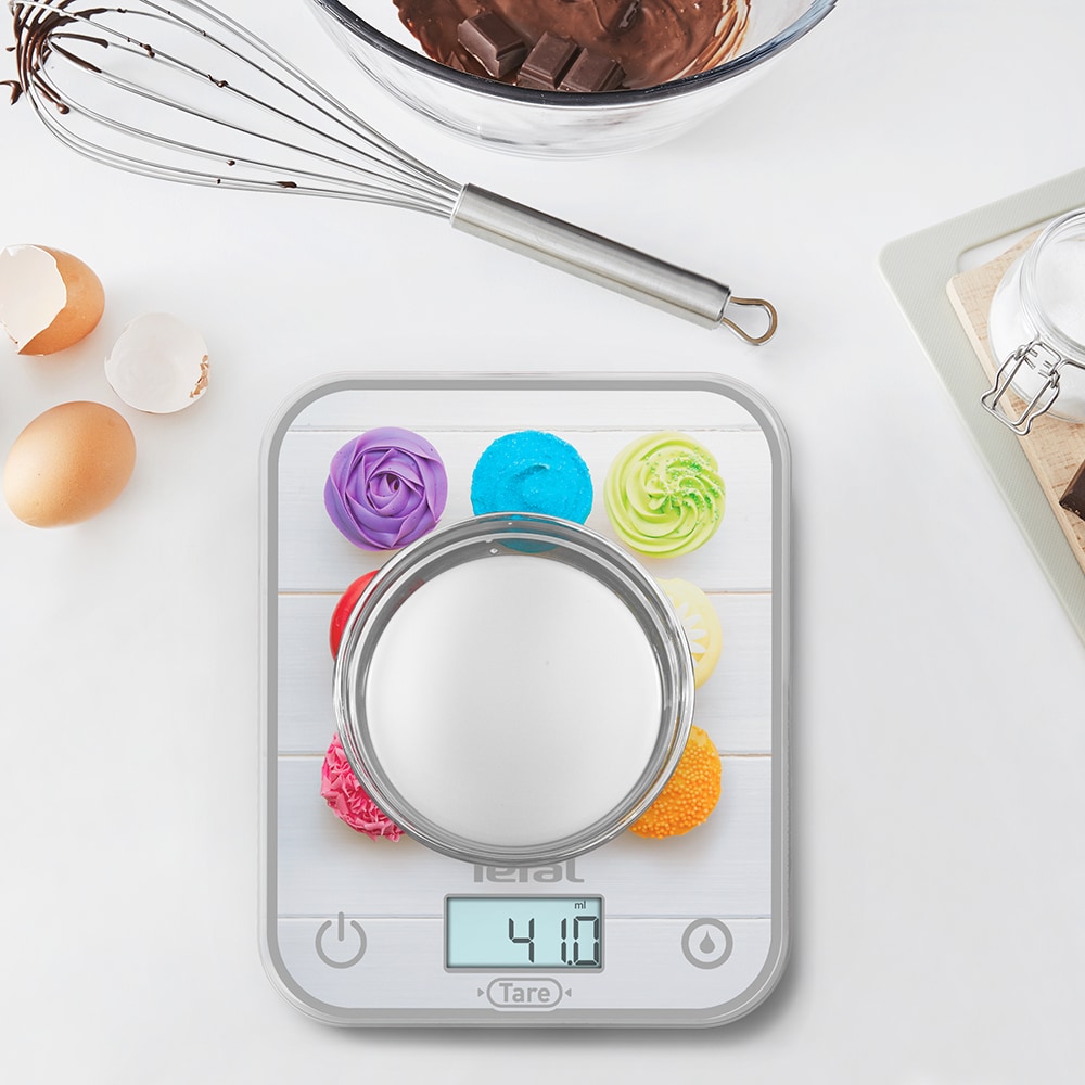 Cantar de bucatarie TEFAL Optiss BC50D4V0, 5kg, multicolor