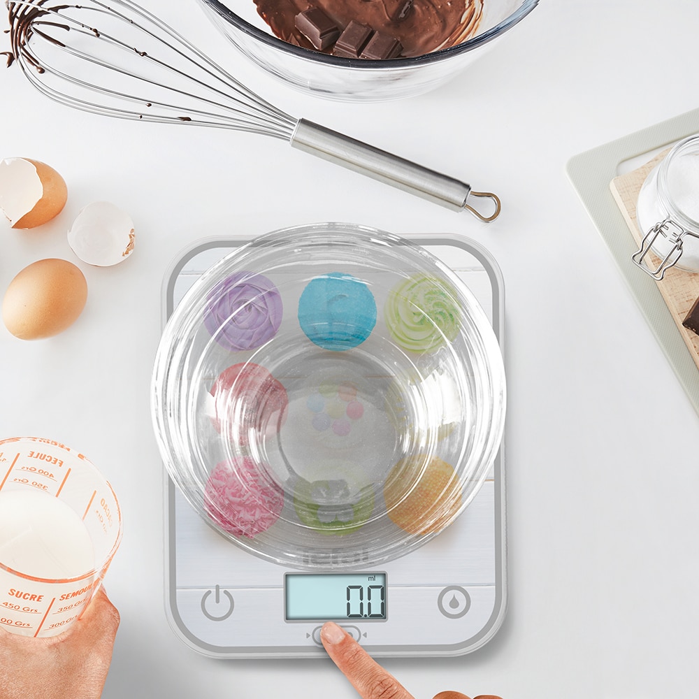 Cantar de bucatarie TEFAL Optiss BC50D4V0, 5kg, multicolor