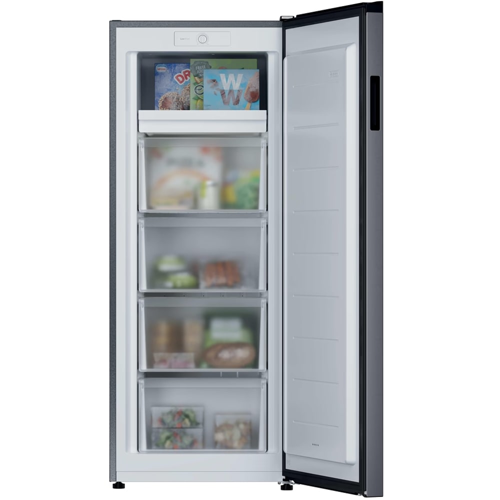 Congelator CANDY CNUQ2L513EX, Low Frost, 169 l, H 138 cm, Clasa E, argintiu
