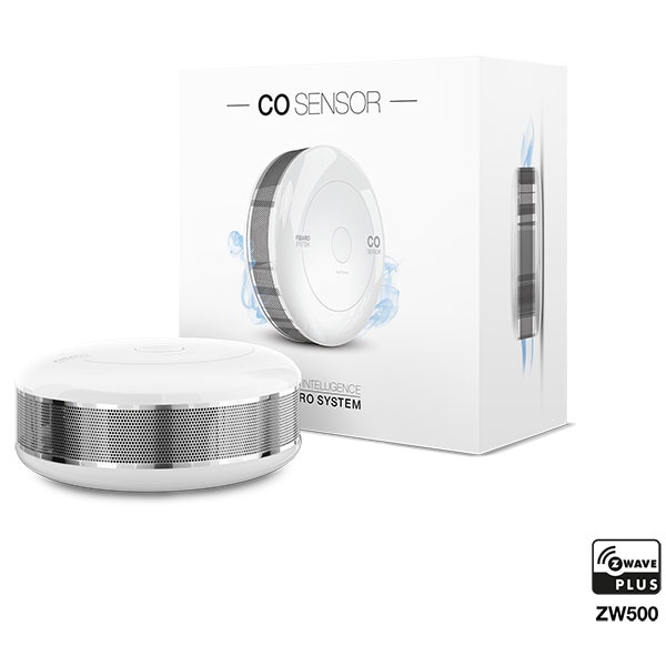 Senzor CO SMART HOME FIBARO FGCD-001, Z-Wave, alb
