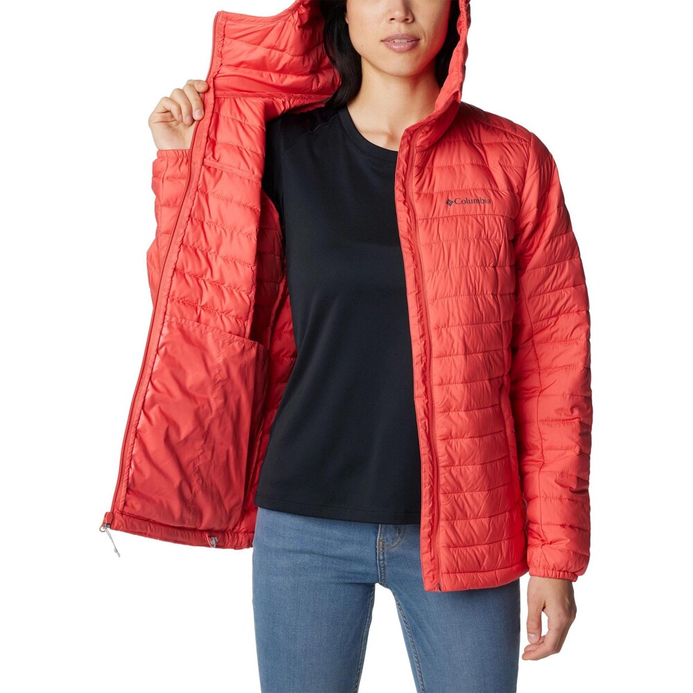 Jacheta femei COLUMBIA Silver Falls Hooded, marimea M, rosu