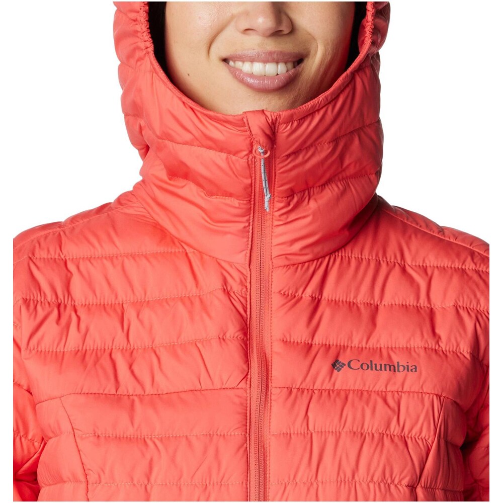 Jacheta femei COLUMBIA Silver Falls Hooded, marimea S, rosu