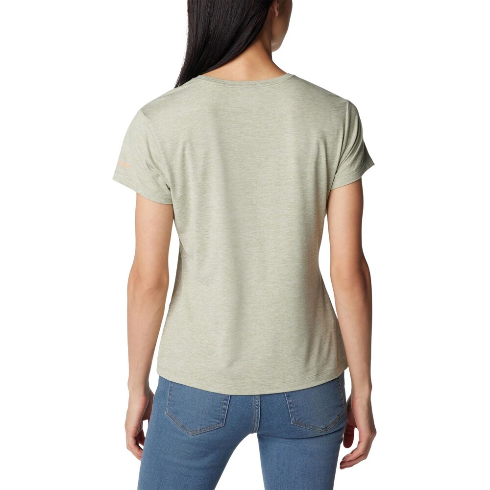 Tricou femei COLUMBIA Sloan Ridge Graphic Short Sleeve Tee, marimea S, verde