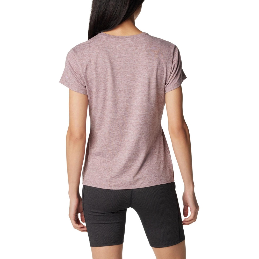 Tricou femei COLUMBIA Sloan Ridge Graphic Short Sleeve Tee, marimea L, rosu