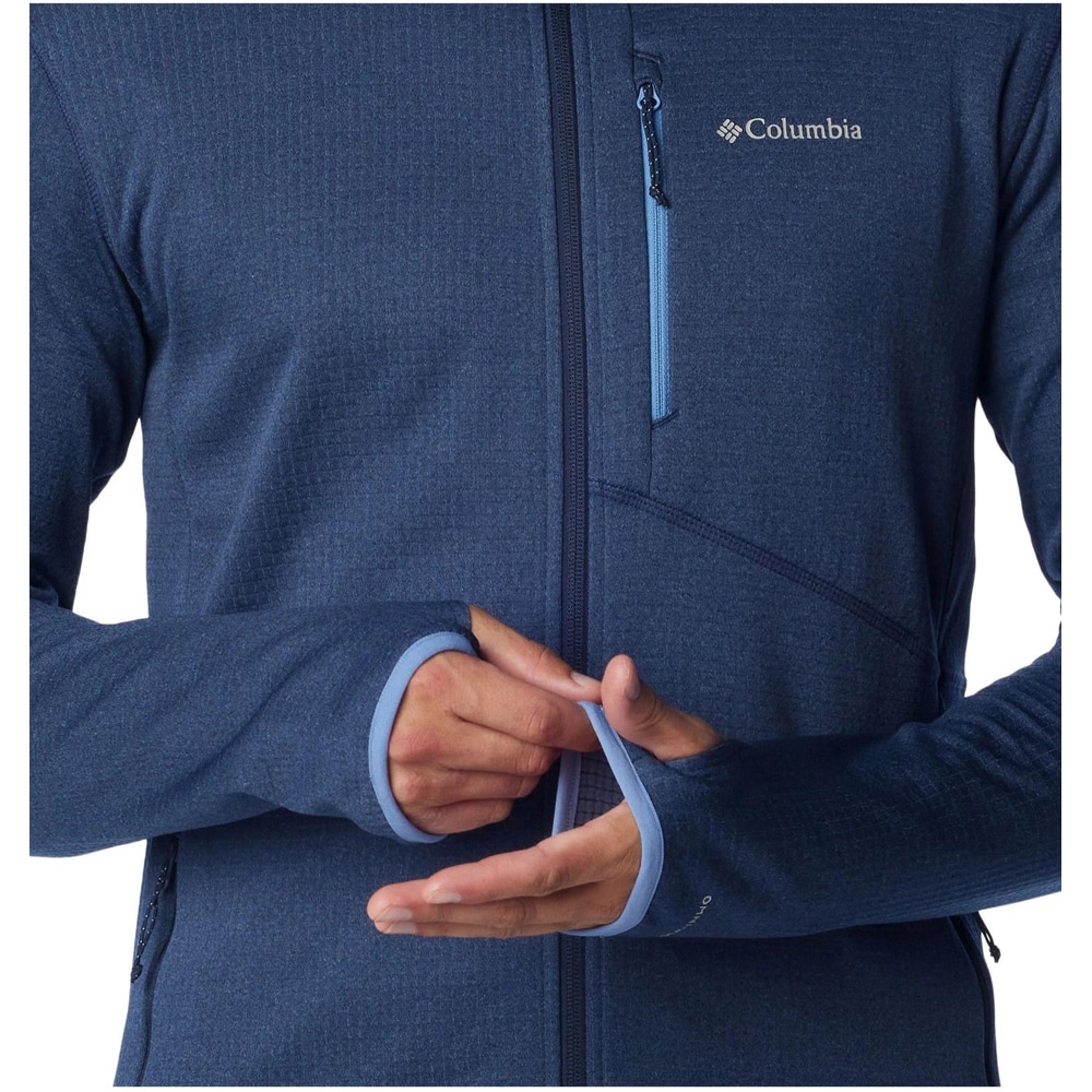 Jacheta barbati COLUMBIA Park View Fleece Full Zip, marimea XL, albastru